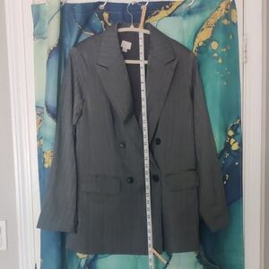 a new day from Target Gray Pinstripe Blazer